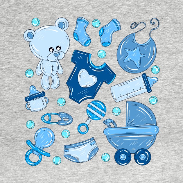 Blue Baby Nursery by missmann